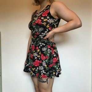 Brandy Melville floral cut out dress